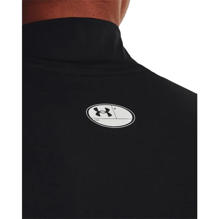 UA Men's HeatGear Mock Sleeveless Black Color