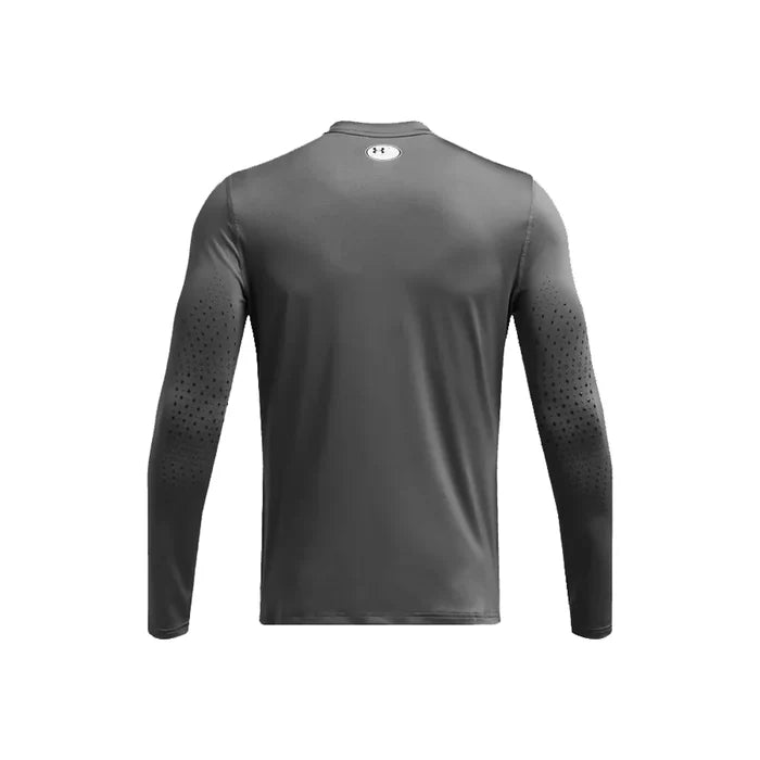 UA Men's Hockey Grippy Fitted Long Sleeve gray