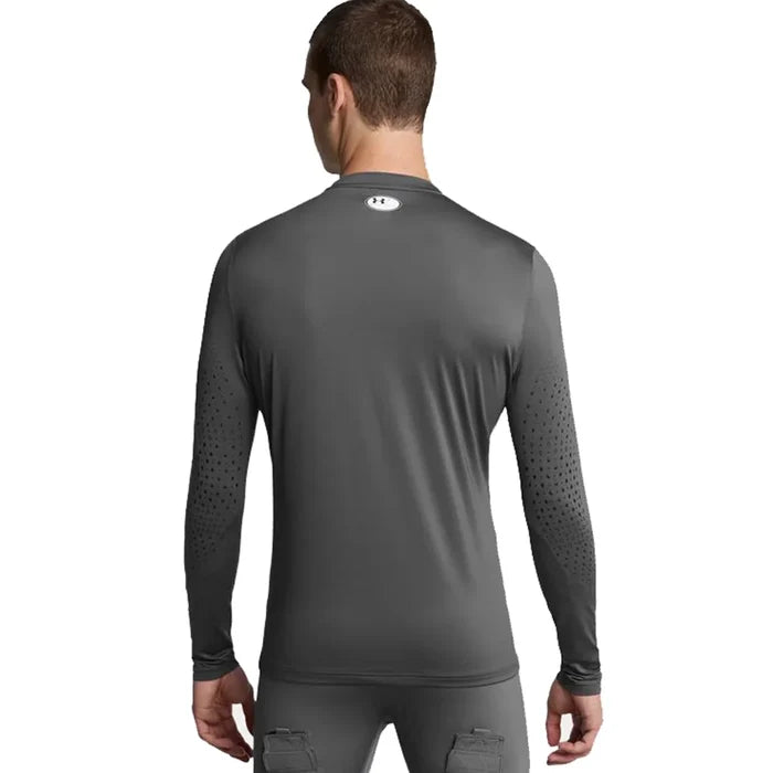 UA Men's Hockey Grippy Fitted Long Sleeve gray