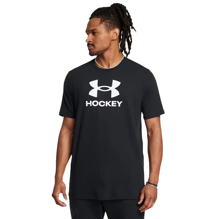 UA Men's Hockey Short Sleeve black color