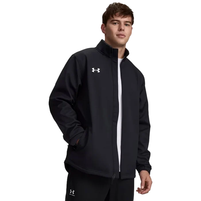 UA Men's Hockey Softshell Jacket Black Color