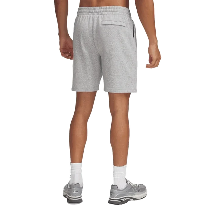 UA Men's Icon Fleece 7.75" Shorts Grey Color
