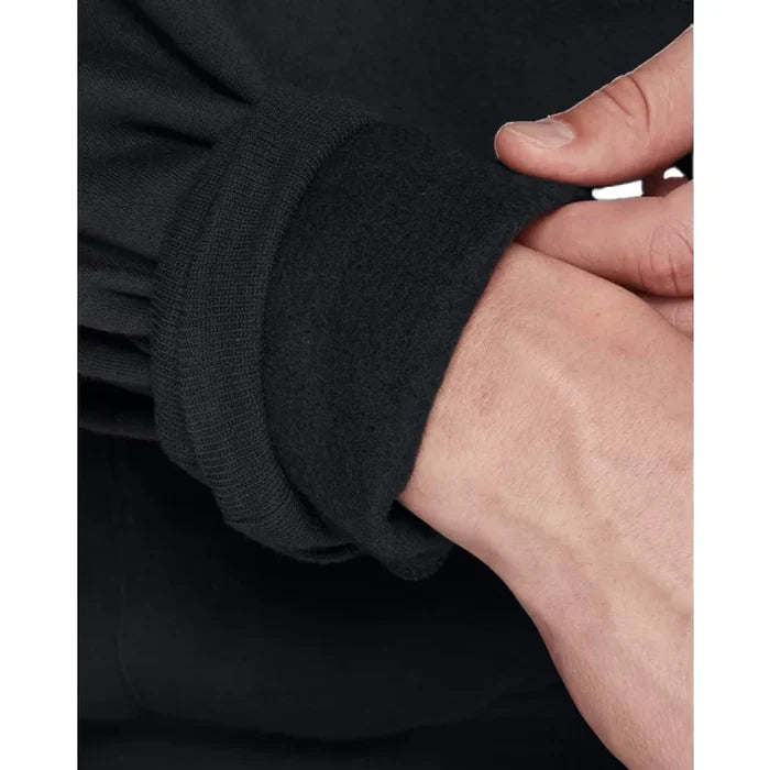 UA Men's Icon Fleece Hockey Hoodie Black Color.