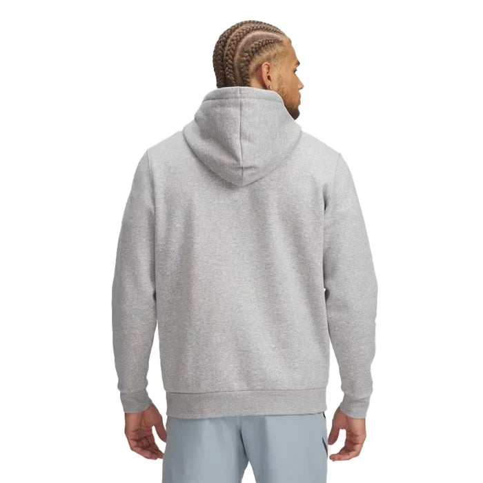 UA Men's Icon Fleece Hoodie Gray Color.