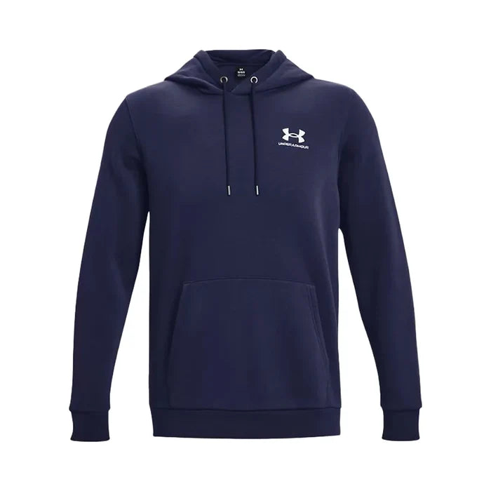 UA Men's Icon Fleece Hoodie Navy Color.