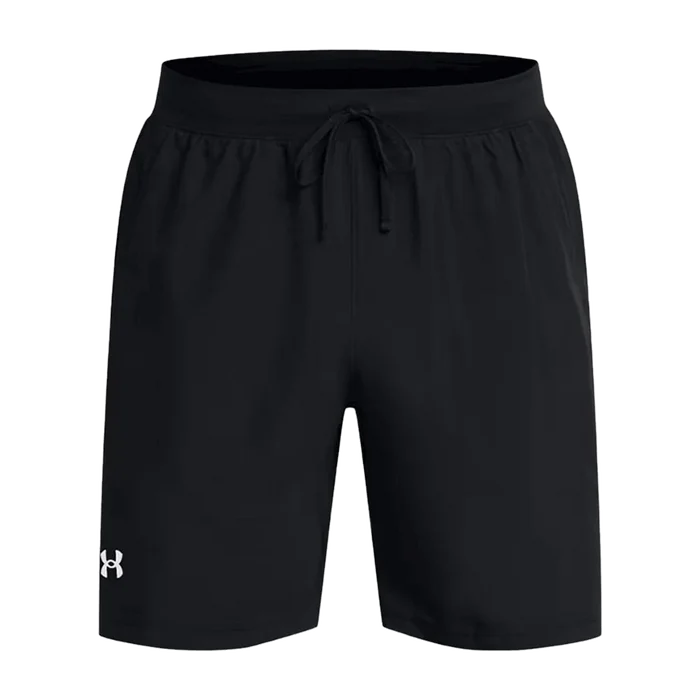 UA Men's  Launch Unlined 7" Shorts Black Color.