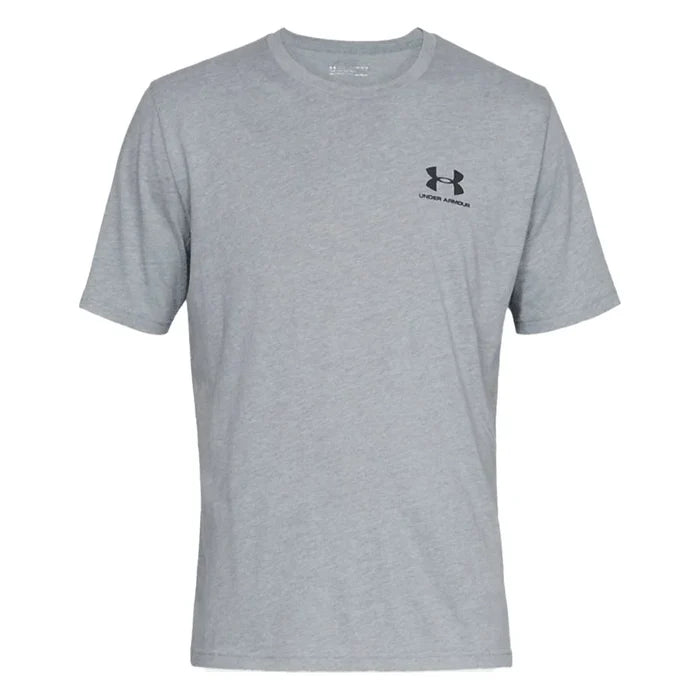 UA Men's Left Chest Logo Short Sleeve Grey Color