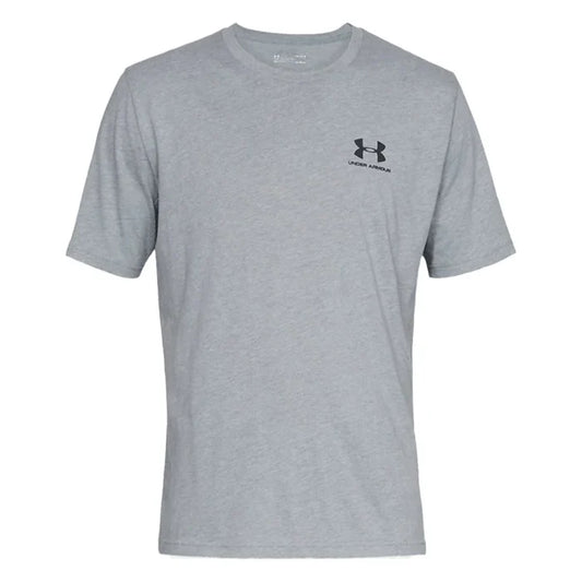 UA Men's Left Chest Logo Short Sleeve Grey Color