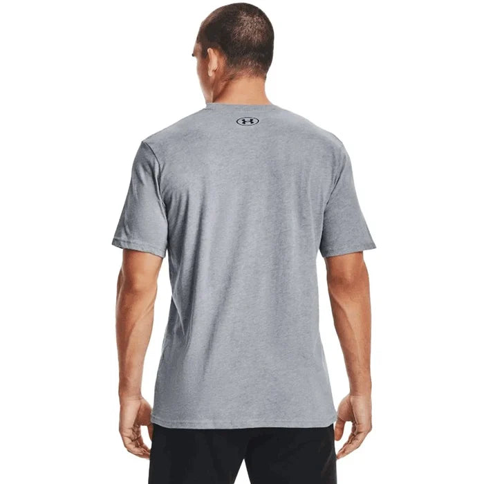 UA Men's Left Chest Logo Short Sleeve Grey Color