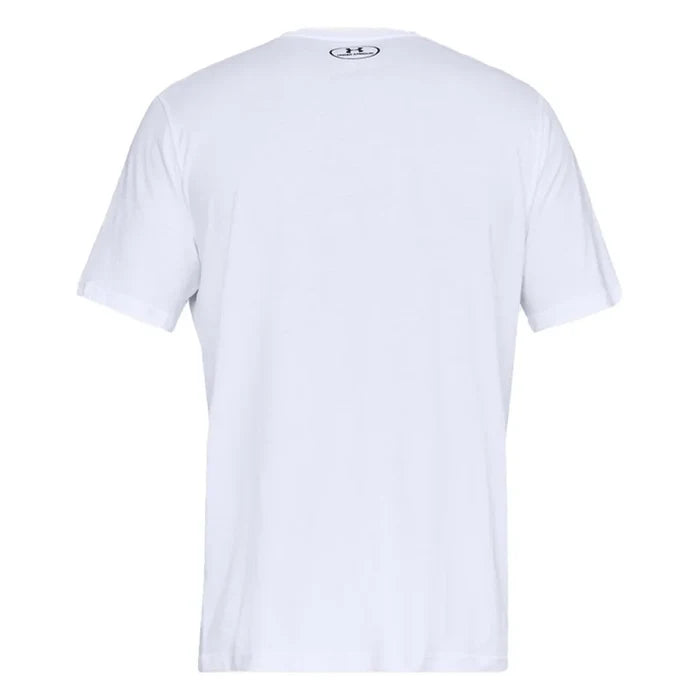 UA Men's Left Chest Logo Short Sleeve White Color