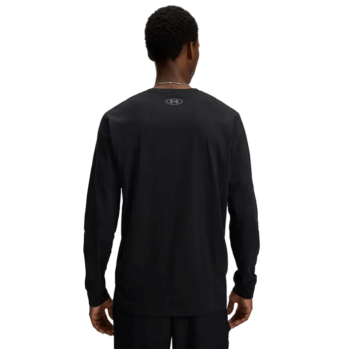 UA Men's Left Chest Long Sleeve back color