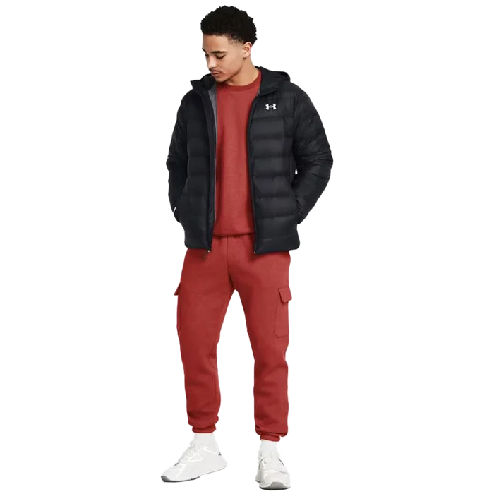 UA Men's Legend Down Hooded Jacket Black Color