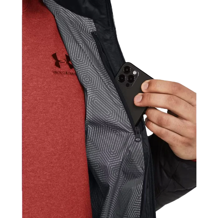 UA Men's Legend Down Hooded Jacket Black Color