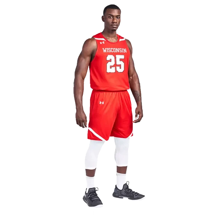 UA Mens Reversible Clutch 2 Set-  Jersey and Short Red color