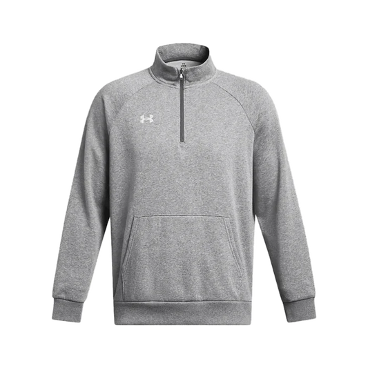 UA Men's Rival Fleece 1/4 Zip Grey Color