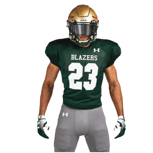UA Men's Stock Instinct 2 Football Jersey Green color