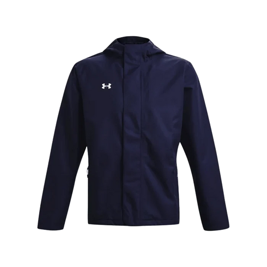 UA Men's Stormproof Lined Rain Jacket Navy Color
