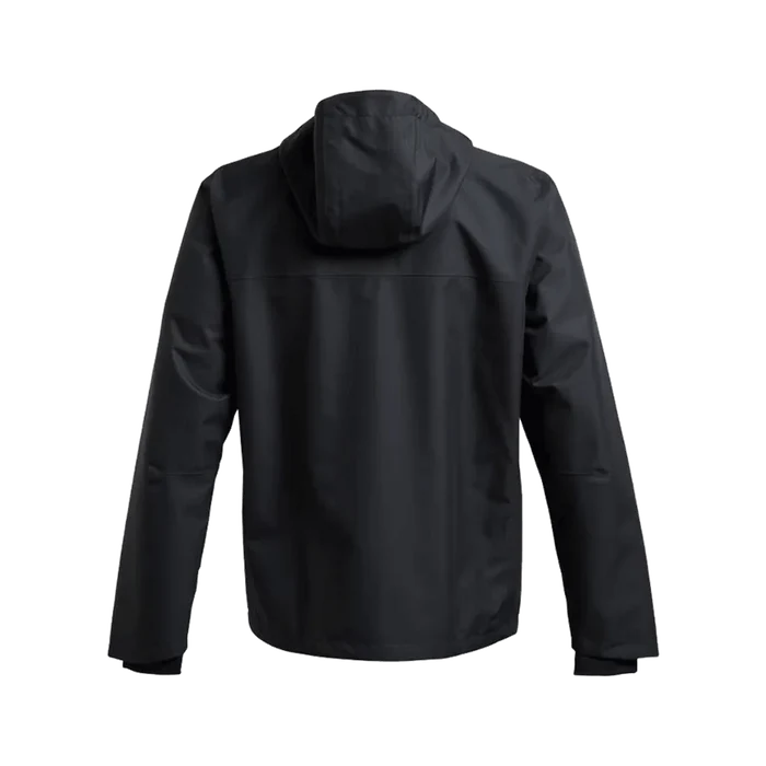 UA Men's Stormproof Lined Rain Jacket Black Color