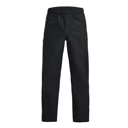 UA Men's Stormproof Lined Rain Pants Black Color