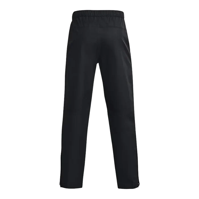 UA Men's Stormproof Lined Rain Pants Black Color