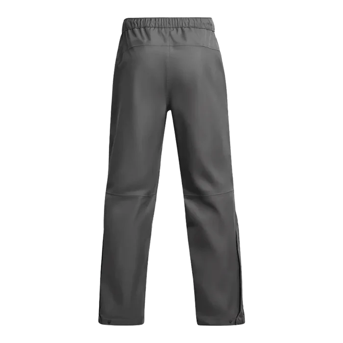 UA Men's Stormproof Lined Rain Pants Grey Color