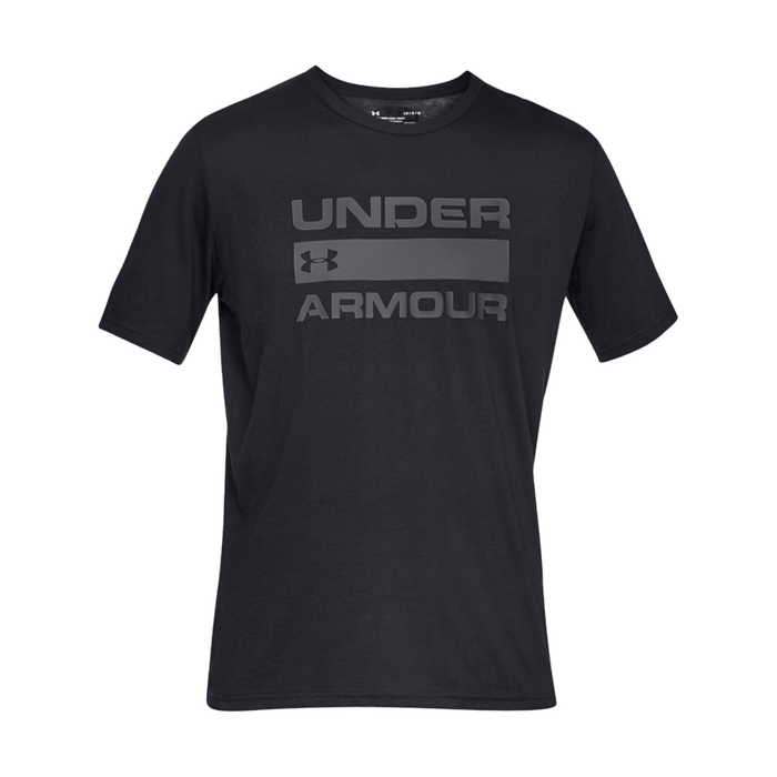 UA Men's Team Issue Wordmark Short Sleeve Black Color