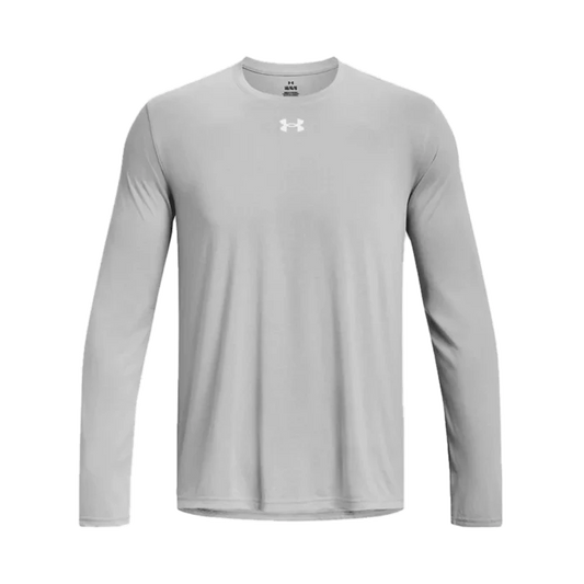 UA Men's Team Tech  Long Sleeve Gray color