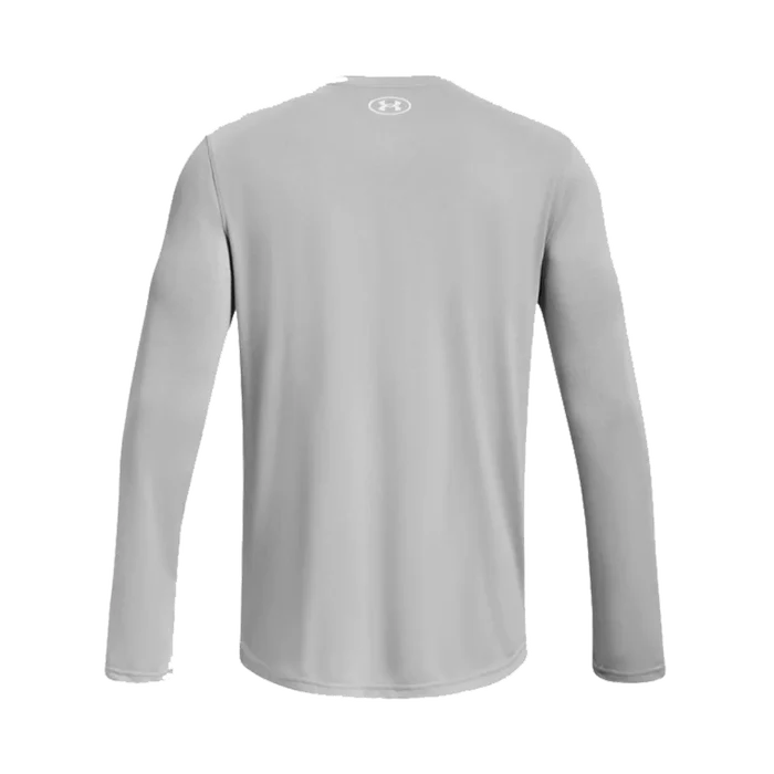UA Men's Team Tech  Long Sleeve Gray color