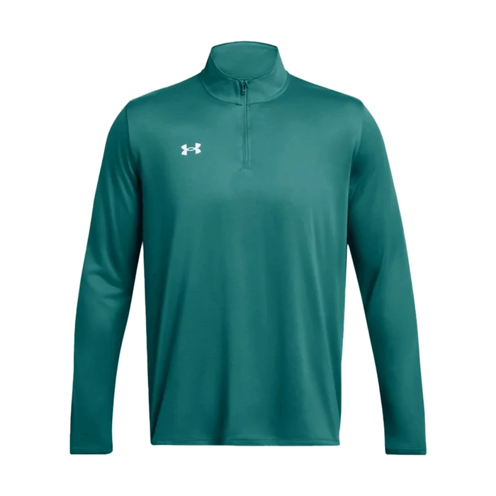 UA Men's Team Tech LS 1/4 Zip blue Color