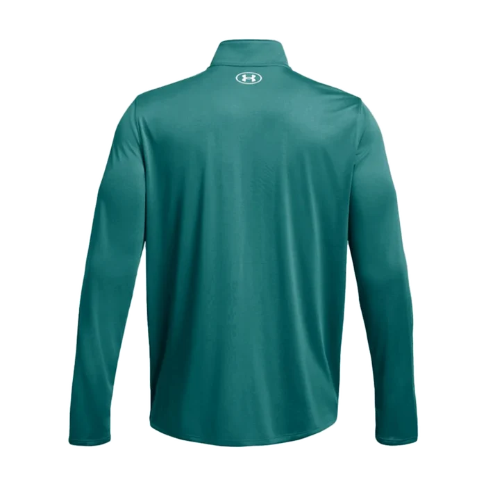UA Men's Team Tech LS 1/4 Zip blue Color