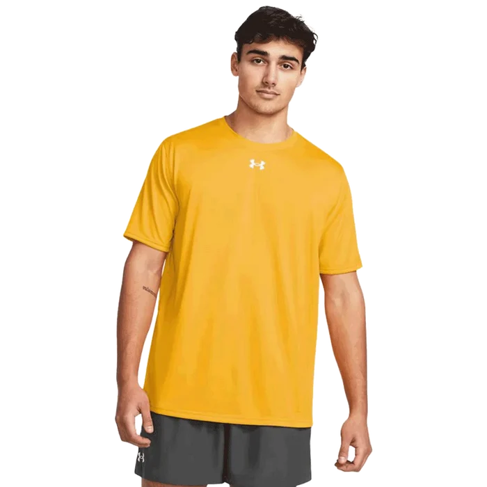 UA Men's Team Tech Short Sleeves Yellow Color