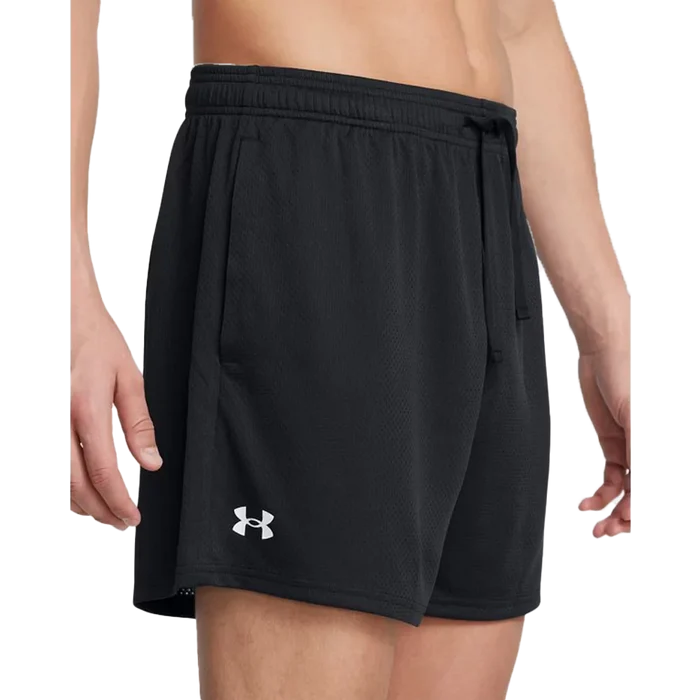 UA Men's Tech Mesh 6 Shorts Black Color