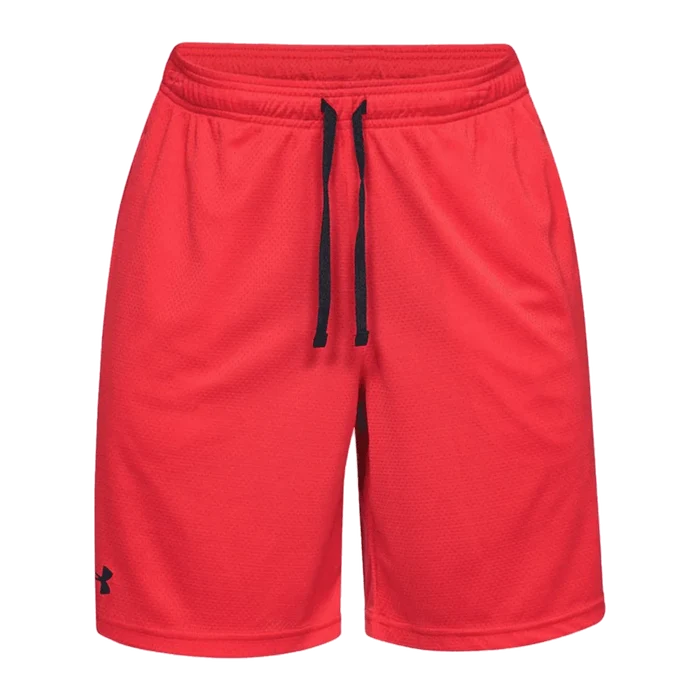 UA Men's Tech Mesh Shorts Red Color