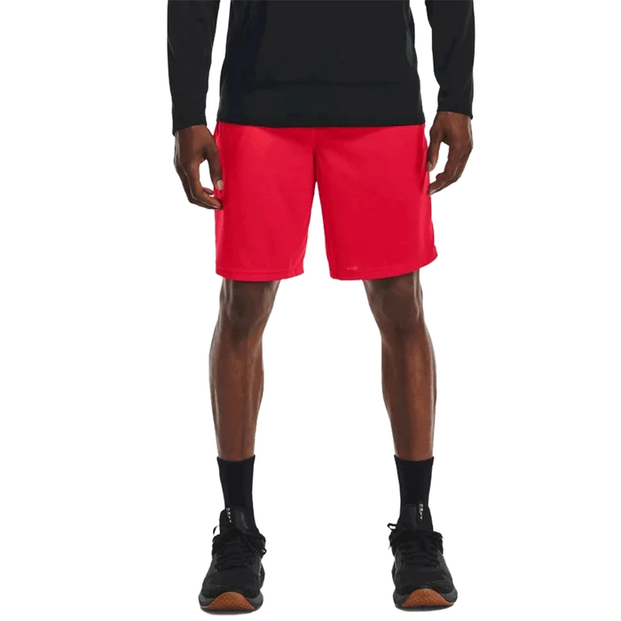 UA Men's Tech Mesh Shorts Red Color