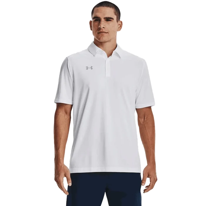 UA Men's Tech™ Team Polo White Color
