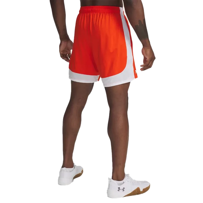 UA Men's Tech Vent 7" Shorts Orange Color