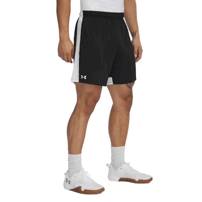 UA Men's Tech Vent Non-Pocketed 7" Shorts Black Color