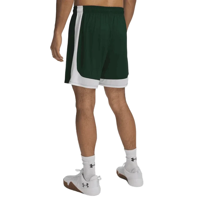 UA Men's Tech Vent Non-Pocketed 7" Shorts Green Color