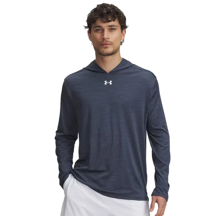 UA Men's Tech™ Vent Team Hoodie navy color