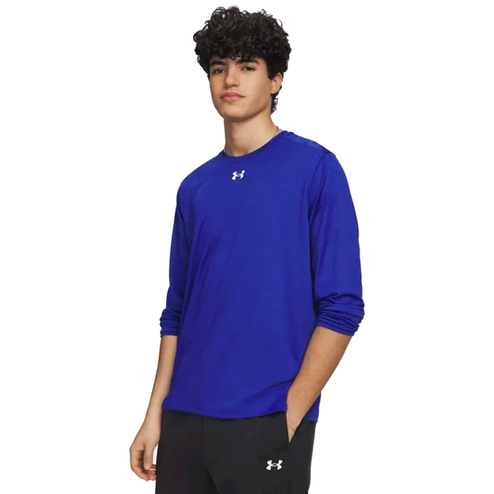 UA Men's Tech™ Vent Team Long Sleeve blue
