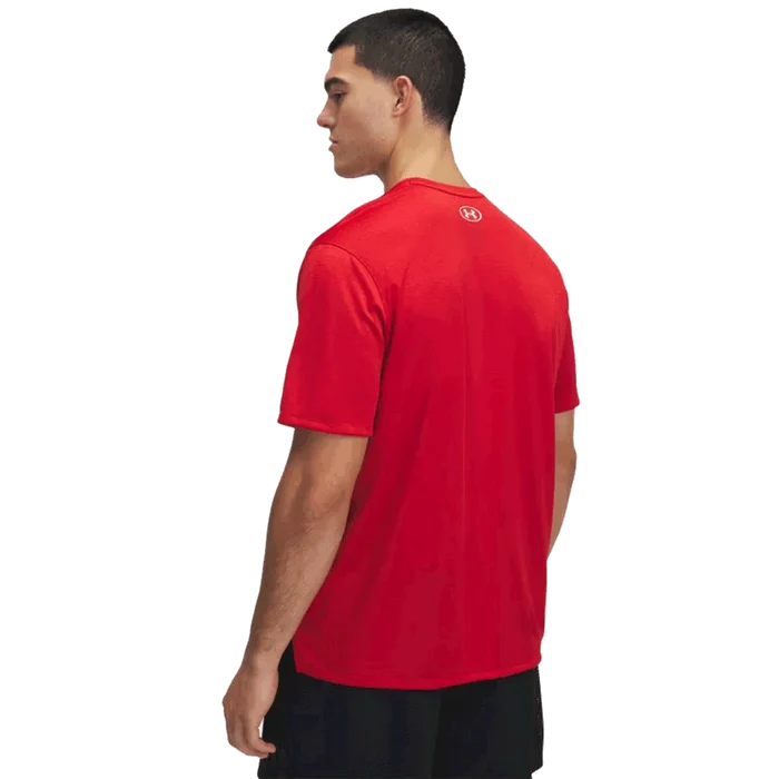 UA Men's Tech™ Vent Team  Short Sleeve Red Color