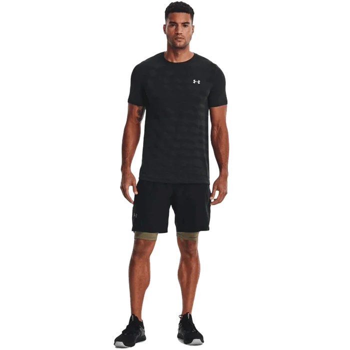 UA Men's Vanish Woven 8 Shorts Black Color