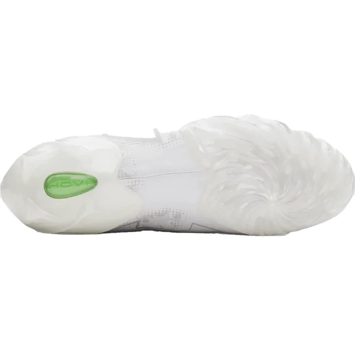 UA Blur Pro High Lax Unisex Lacrosse Cleats White Color