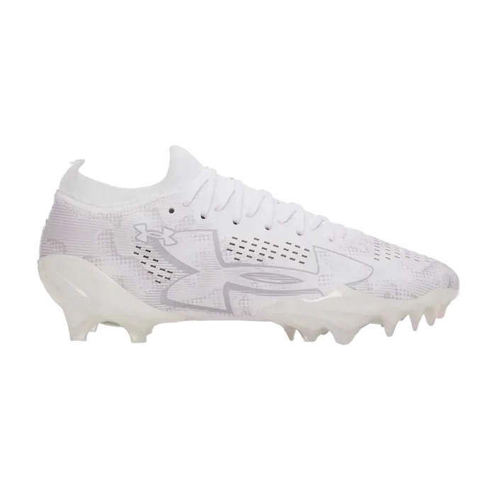 UA Unisex Blur Pro Lax Unisex Lacrosse Cleats White Color