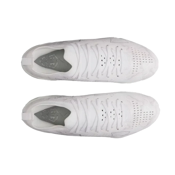 UA Unisex Blur Pro Lax Unisex Lacrosse Cleats White Color
