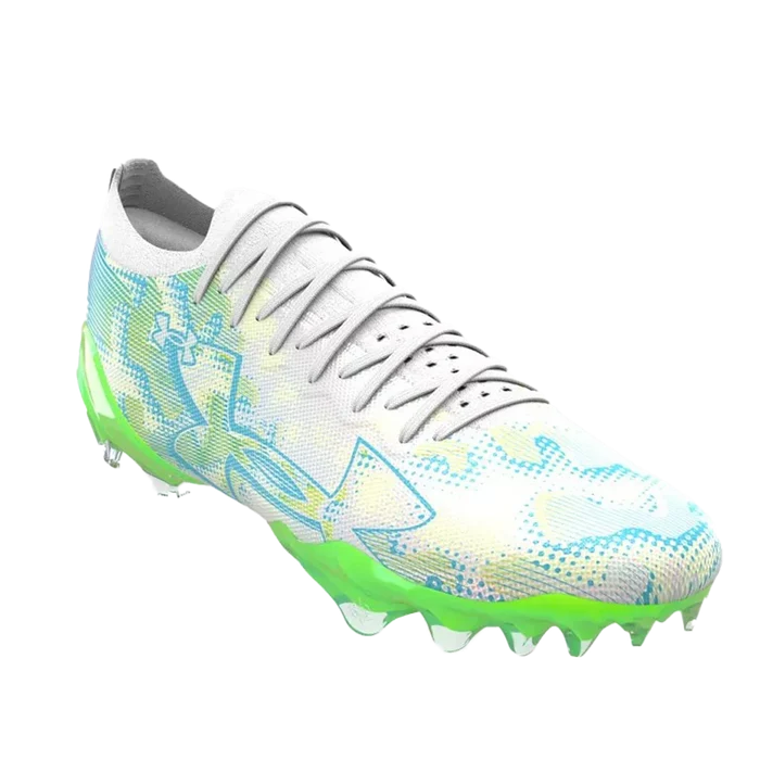 UA Unisex Blur Pro Lax Unisex Lacrosse Cleats Green Color