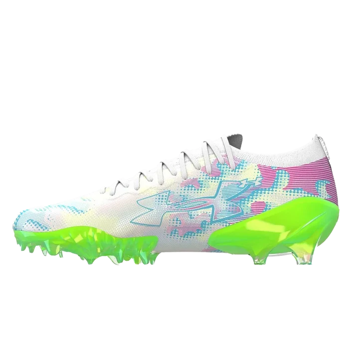 UA Unisex Blur Pro Lax Unisex Lacrosse Cleats Green Color