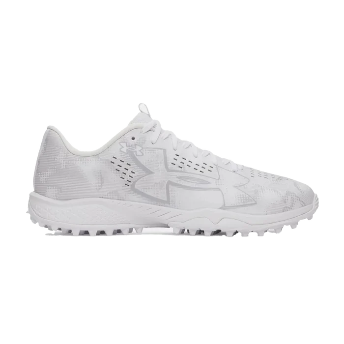 UA Unisex Blur Pro Lax Turf Lacrosse Shoes White Color