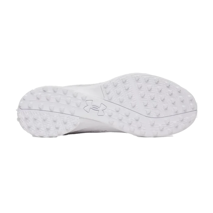 UA Unisex Blur Pro Lax Turf Lacrosse Shoes White Color