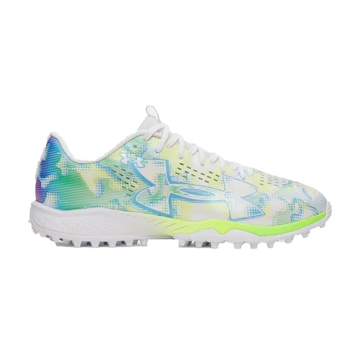 UA Unisex Blur Pro Lax Turf Lacrosse Shoes Green Color